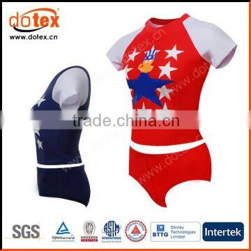 2016 SGS testing guarantee UPF 50+ UV children swim suit