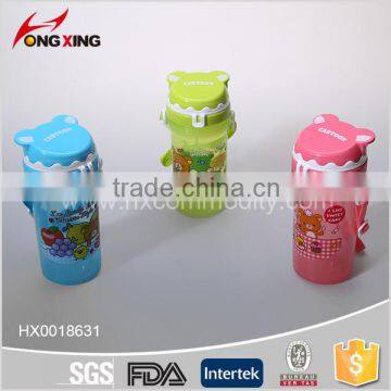 Kawaii Bear Deisgn Plastic Kid's Drinking Cup with Straw                        
                                                Quality Choice