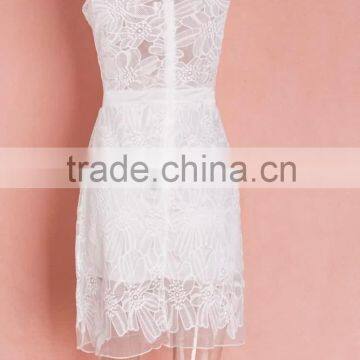 New Fashion Ladies Dress Sleeveless Lace Dress Sexy Evening Dress photo-3