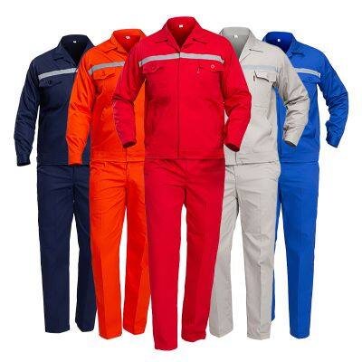 Spring and Autumn Long Sleeved Work Suit for Men, Wear-resistant and Thickened Factory Workshop Auto Repair Shop Suit, Mechanical and Electrical Work Suit, Labor Protection Suit photo-2
