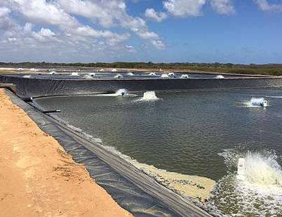 0.5mm HDPE Geomembrane for Fish Pond Waterproof Membrane Dam Pond Liner Landfill Project Geomembranes photo-4