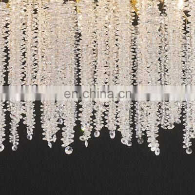 Home Decor Tree Branch Glass Chandelier Luxury Chandelier Living Room Modern Gold Chandelier Light