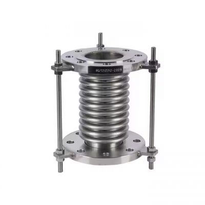 OEM Stainless Steel Metallic Expansion Joints with Flange Ends Round Type Metallic Bellows Expansion Joint