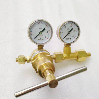 Two-stage all-copper pressure reducer YQY370 special explosion-proof pressure gauge