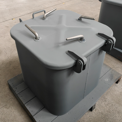 Steel 12V Hatch Cover for Boat Yacht Marine Anti-Corrosive Grey Weather-Tight Inspection Access photo-4
