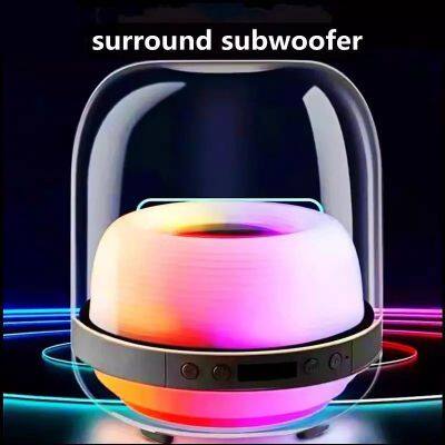 Newset Bluetooth Wireless TWS Mini Portable Speaker With LED Light OEM Logo Surround Subwoofer Speaker photo-3
