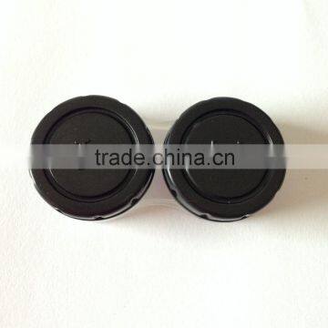 Plastic Black Case Contact Lens For Travel