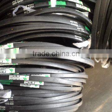 Rubber V belt for wide applicability