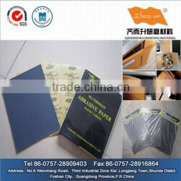 waterproof furniture sandpaper sheet of silicon carbide