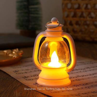 Wholesale Vintage LED Lanterns Electronic Candles for Christmas Halloween Party Decor Bulk Hanging Table Centerpieces photo-4