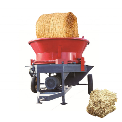 Hourly Output 2-10T hay Bale Crusher  Corn Straw Shredder  Wheat Straw Crusher Rice Straw Shredder Machine  for Sale