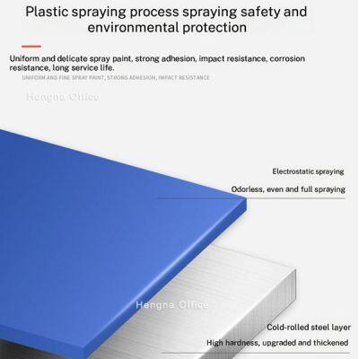 Eco-friendly Storage Rack HN-SH234 for School and Hospital, Odorless Powder Coated, Snap-in Structure for Easy Installation, China Factory Direct photo-2