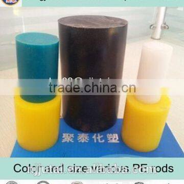 Extrude virgin material colorful HDPE rod manufacture 10-490mm