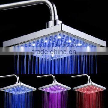 LED Overhead Rain Shower, LED light Shower Head, Rain Shower Head Ceiling