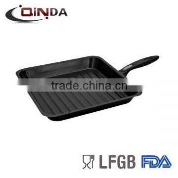 non-stick coated square carbon steel fry pan