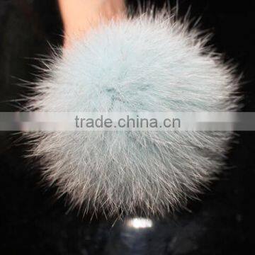 Real Fox Fur Pom Poms For Car Key Hangings Pendant Accessories