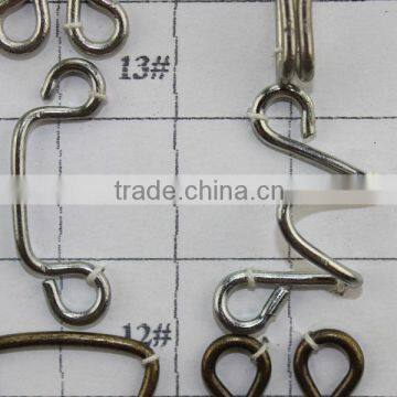 2014 fashion metal hook and eye buttons