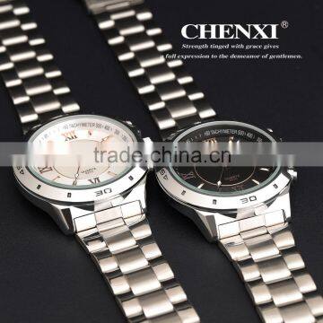 Hot Selling Top Brand Fashion Men Watches,Stainless Steel Quartz Water Resistant Rose Gold Watch CX-027CMS-R photo-4