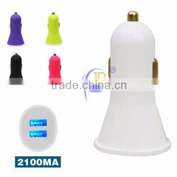 5V 2.1A 2 Port Dual USB Car Charger USB Adaptor For Mobile Phone photo-5