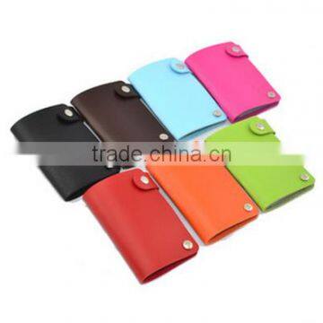 Multifunctional card holder pu leather 10 bank card case credit card holder