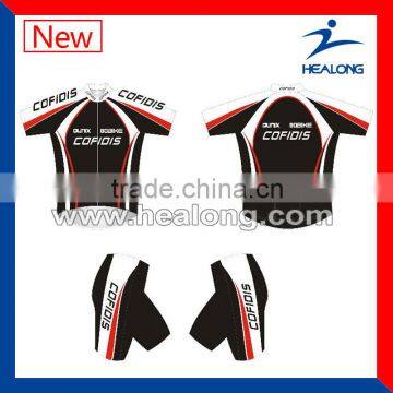 100% polyester dry fit cycling apparel