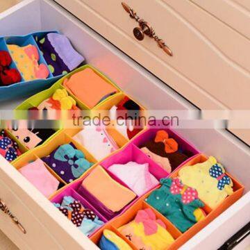 High quality Plastic Organizer Storage Tie Bra Socks Drawer Desktop Cosmetic Divider