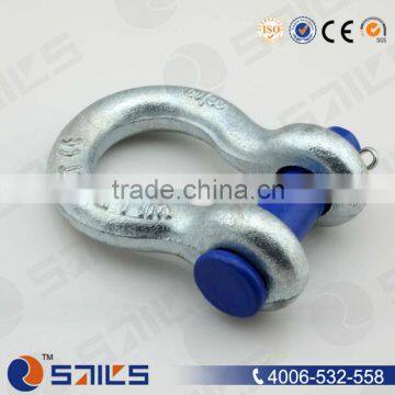 C1045 electric galvanized drop forged anchor marine swivel shackle