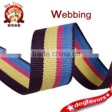 Wholesale 2.0cm polyester plain mixed color webbing