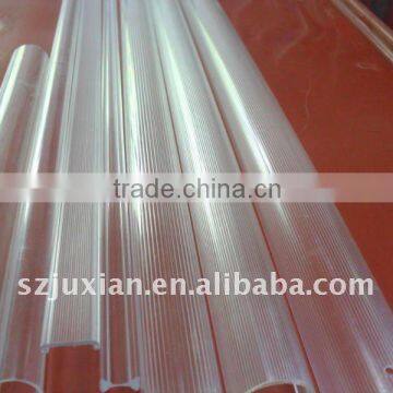 plastic extrusion profiles custom high transparent/clear PC Cover