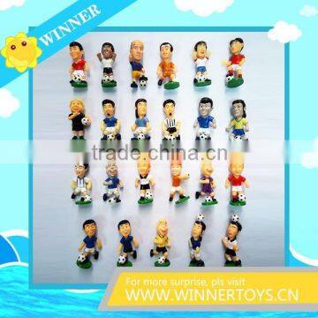 Customized 3d design football player action figure