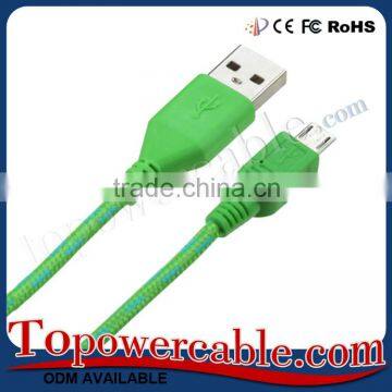 Hot Selling Mobile Phone Accessories Best Nylon Micro USB Charging Cable photo-5
