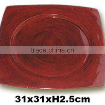 New design square lacquered plate TK Vietnam
