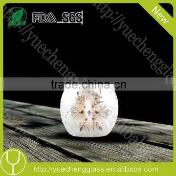 Crystal Crackle Candelabra Votive Holder Candle Holders