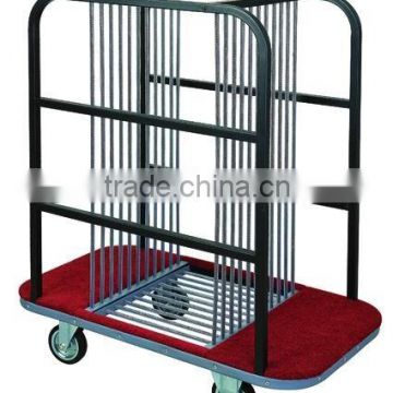 Glass storage cart