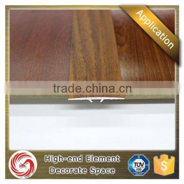 Newest Arrival Aluminium Wood Grain Floor Trim Floor Transition Cover Strip photo-4