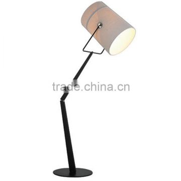 modern indoor swing arm led work light/white metal Floor Lamp