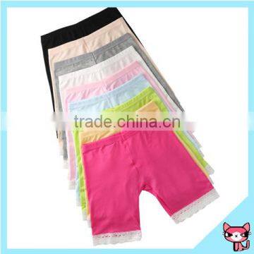 Underwear Child Model Girl Colorful Solid Leggings