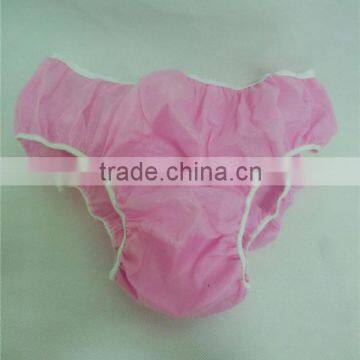 Non Woven Fabric Women Spa Disposable Underwear For Salon Hospital