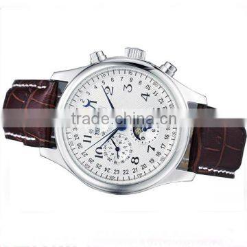 Hot tips advertisement Chinese factory wholesale leather watch