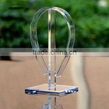 Smart Clear Acrylic Headphone Display Stand for Universal Headphones Headsets