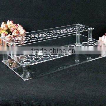 Clear Acrylic Lipsticks Cosmetic Organizer Display Showcase Holder Racks