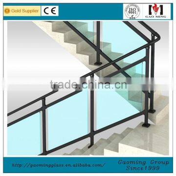 glass stainless handrail/glass railing price