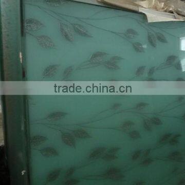4mm-19mm Clear Decorative Titanium Frosted Acid Etched Glass for the Partition and Sliding Door photo-4