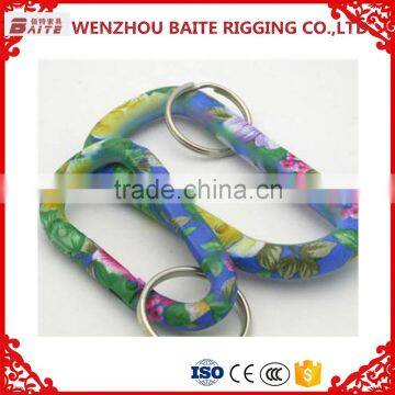 Printing Aluminum Snap Hook ,Carbine Type Aluminum Spring Hook ,Egg Type Aluminum Snap hook