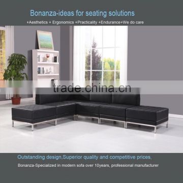 modern leather sectional sofa set 816# for living room