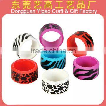 silicone rubber finger ring, PVC children's ring, rubber findger ring