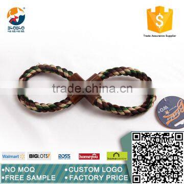 dog rope toy for pet dog lovely and single style brown