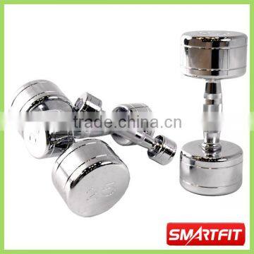 chromed stainless steel dumbbell kg lbs