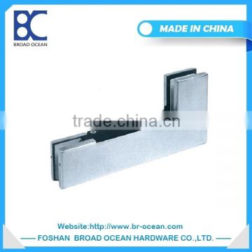 Stainless steel or Aluminum 90 Degree glass door patch fittings (DL-053)