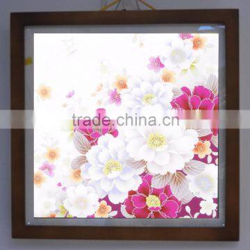 MICROSTONE Low Power Customized Tiffany Style Modern Luminous Photo Wall Light photo-5